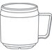 DX4M56 - Insulated Mug 8 oz. (48/cs) - Mauve