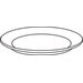DX9CP02 - Dinet® Entree Plate 9" (12/cs) - White