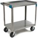 UC7022133 - 2 Shelf Stainless Steel Utility Cart 700lb Capacity 21"W x 33"L - Stainless Steel