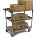 UC5032135 - 3 Stainless Steel Utility Cart 500lb Capacity 21"W x 35"L - Stainless Steel