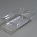 1028007 - TopNotch® One-Quarter Size Food Pan  Perforated Bottom 10-1/4" x 6-3/8" - Clear