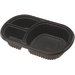 DXMW813PBLK - Microwaveable Three Compartment Entrée 18/4/4 oz. - Black