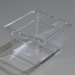1030107 - TopNotch® One-Sixth Size Food Pan 6-25/32" x 6-3/8" - Clear