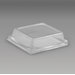 DXL5104PDCLR - Dome Lid for Square Sandwich/Dessert Container - Clear