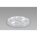 DXT5400PDCLR - Raised Five Compartment Insert for Salad Bowl - Clear