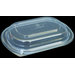 DXL4000PDCLR - Dome Lid for Microwaveable Small Entrée Platters - Clear