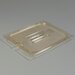 1043113 - TopNotch® One-Half Size Handled Notched Lid 12-3/4" x 10-3/8" - Amber