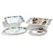 43025919 - Durus® Wide Rim Decorated Dinner Plate 12" - Modern Squares