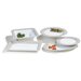 43025922 - Durus® Wide Rim Decorated Dinner Plate 12" - Tan Waves