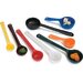492524 - Solid Measure Miser Spoon, Short Handle 2.5 - Orange