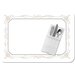 DX5350M - Filigree Traycover Size; M w/Straight Edge/Round Corner 13-5/8" x 18-3/4" (1000/cs)