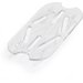 1033507 - 1/9sz Food Pan Drain Grate 5.0" L X 2.38" W - Clear