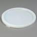 120202 - Bains Marie Food Storage Container Lid 12-3/4" D/ 3/4" - White