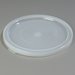 125230 - Bains Marie Food Storage Container Lid 12-3/4" D/ 3/4" - Translucent