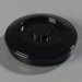 047003 - Tortilla Server w/Lid 7-1/4" / 1-15/16" - Black