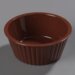 084528 - Fluted Ramekin 4.5 oz - Lennox Brown