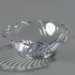 453107 - Tulip Berry Dish 5 oz, 4-5/8" - Clear