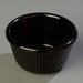 S28703 - Fluted Ramekin 4 oz - Black