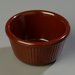 S28769 - Fluted Ramekin 4 oz - Chocolate