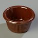 S27969 - Fluted Ramekin 2 oz - Chocolate