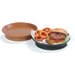 652703 - WeaveWear™ Round Platter 8-17/32", 8-17/32", 2" - Black