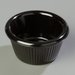 S28203 - Fluted Ramekin 3 oz - Black