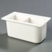 CM110302 - Coldmaster® 6" Third-size Divided Food Pan - White