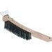 36155500 - Flo-Pac® Curved Handle Wire Brush w/Scraper 13-3/4" - wire bristle
