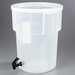 220930 - Round Dispenser 5 gal - See Thru