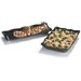 793203 - Scalloped Platter 18" x 7" - Black