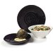 4340403 - Terra™ Dinner Plate 9-17/32", 9-17/32", 1-7/16" - Black