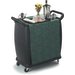 CC203603 - Small Bussing and Transport Cart 18" x 36" - Black