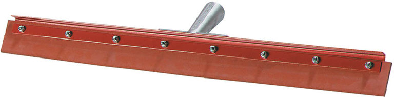 Straight Rubber Squeegee with Metal Frame & Powder Coating
