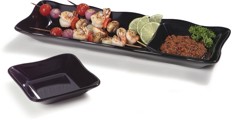 Scalloped Dish & Platter