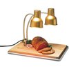FlexiGlow Dual Arm Heat Lamp w/Board & Pan 24 - Gold