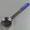 Measure Miser Perforated Blue Handle 8 oz - Stainless Steel