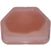 Glasteel Fiberglass Tray Trapezoid 18 x 14 - Chocolate