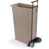 TrimLine Wire Frame Waste Container Dolly 23 Gallon - Black