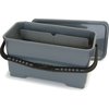 Rectangular Microfiber Squeegee Bucket 18 - Gray