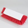 Dual Surface Polypropylene Floor Scrub With Side Bristles 12 - Red