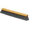 Flagged Bristle Hardwood Push Broom Head (Handle Sold Separately) 18 - Gray