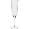 Astaire Stemware Clear Plastic Champagne Flute 6 oz - Clear