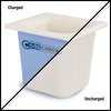 Coldmaster CoolCheck 6 D Sixth-size Food Pan 1.6 qt  - White/Blue