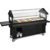 Six Star Portable with Storage and Legs 6' x 2' x 4.2' - Black
