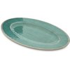 Grove Melamine Oval Plate 12 x 8 - Aqua