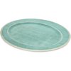 Melamine Oval Platter Tray 20 x 14 - Aqua