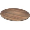 Epicure Acacia Grain Oval Platter 18 x 15 - Dark Woodgrain