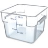 StorPlus Polycarbonate Square Food Square Container 12 qt - Clear