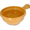 Handled Soup Bowl 8 oz, 4-5/8 - Honey Yellow