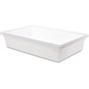 StorPlus Polyethylene Food Box Storage Container 8.5 Gallon, 26 x 18 x 6 - White